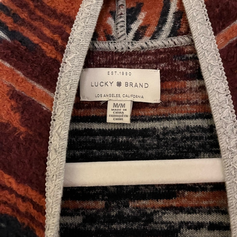 Lucky Fringed Long Cardigan [M] - Picture 3 of 5